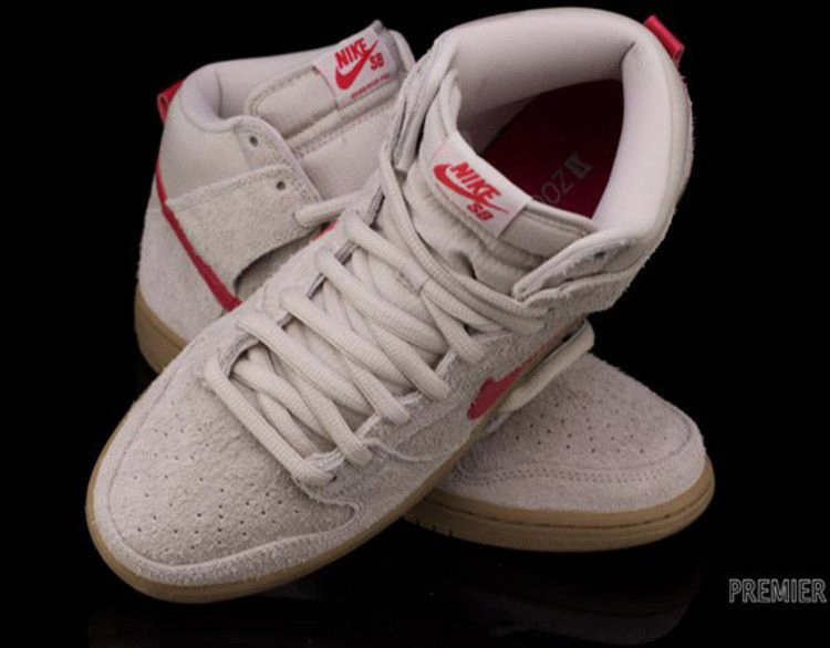 Кроссовки Nike Dunk High Pro SB 'Birch Hyper Red'