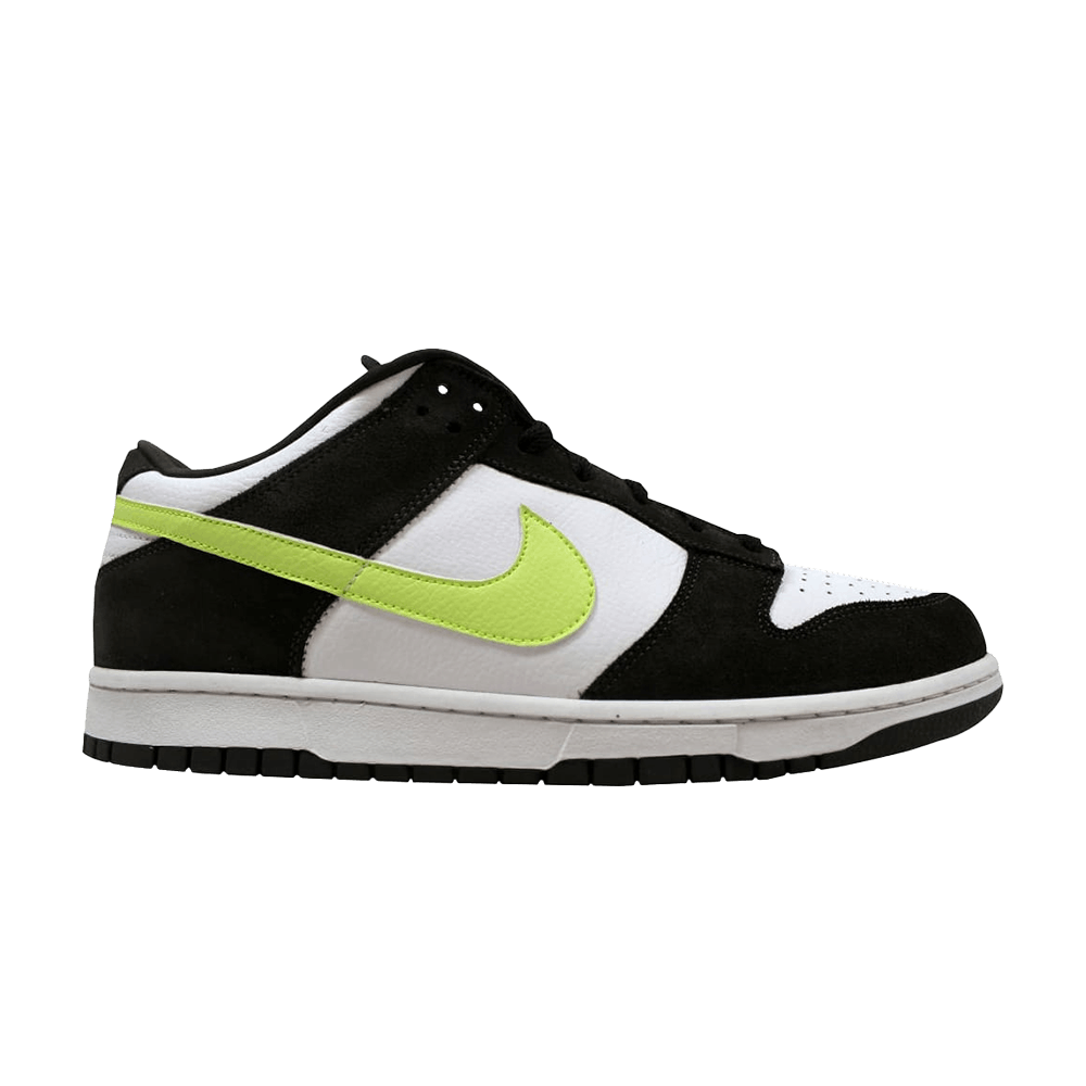 Кроссовки Nike Dunk Low 'Black White Volt'