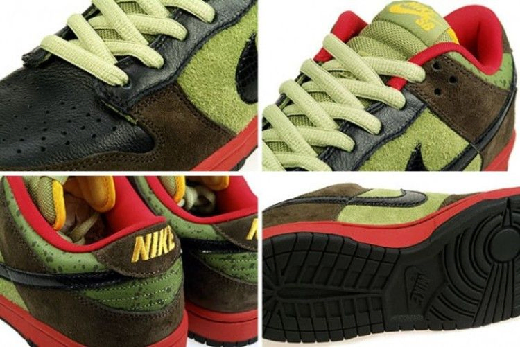 Кроссовки Nike Dunk Low Premium SB 'Asparagus'