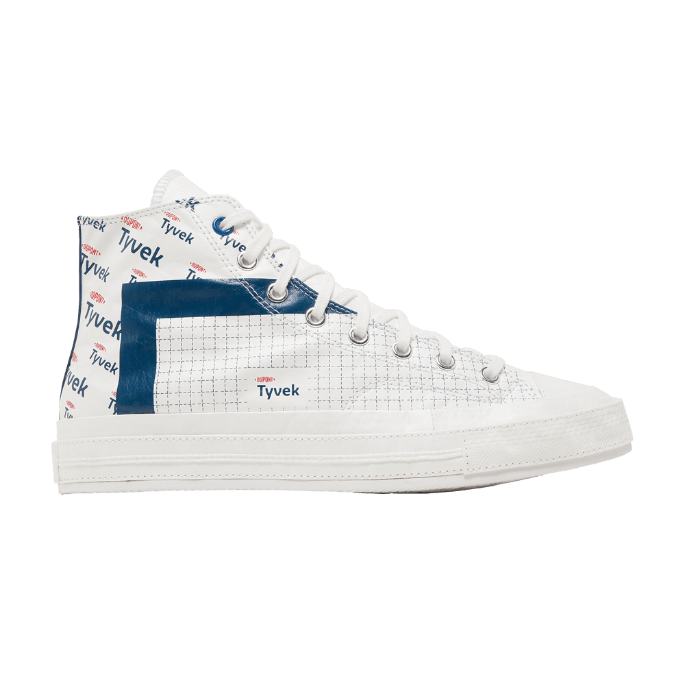 Кроссовки Converse DuPont Tyvek x Chuck 70 High 'White Princess Blue'