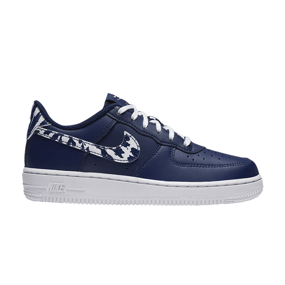 Кроссовки Nike Force 1 LV8 3 PS 'Camo Swoosh - Blue Void'