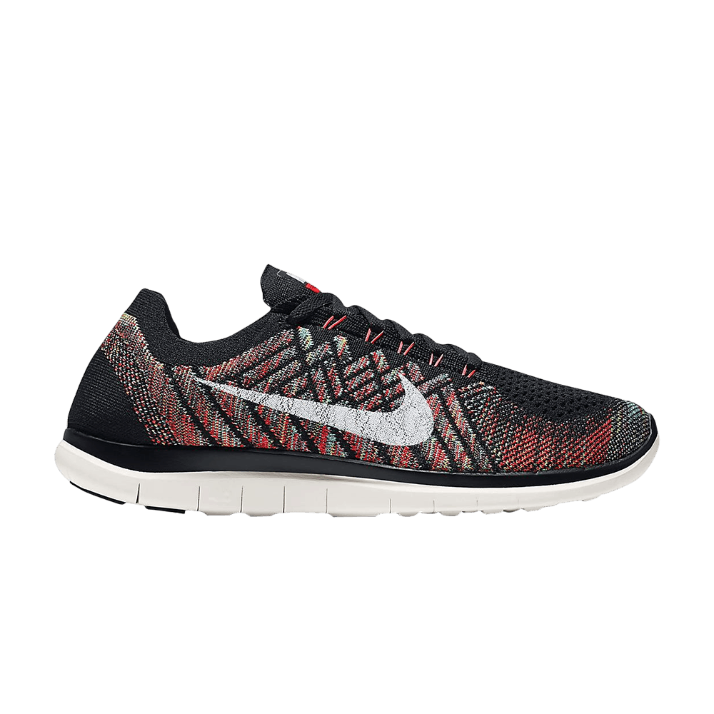 Кроссовки Nike Free 4.0 Flyknit 'Black Multi-Color'