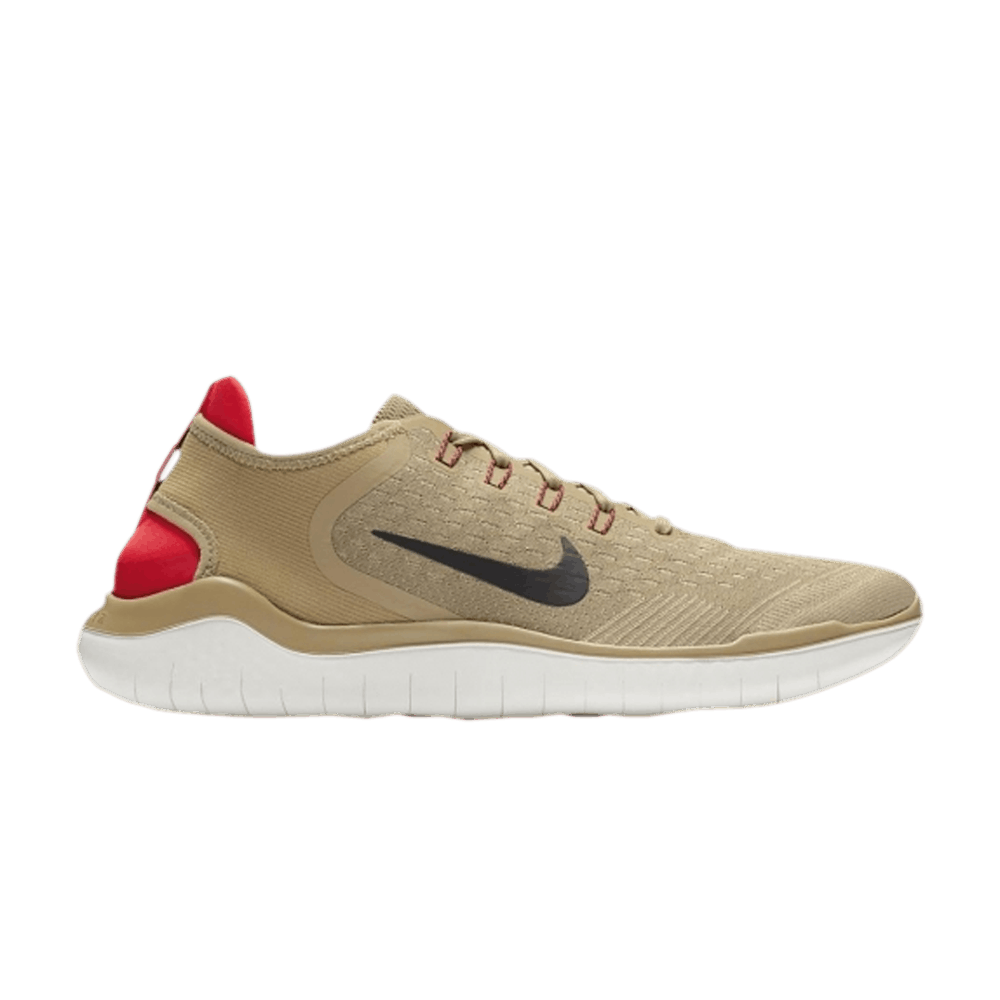 Кроссовки Nike Free RN 2018 'Parachute Beige Red Orbit'