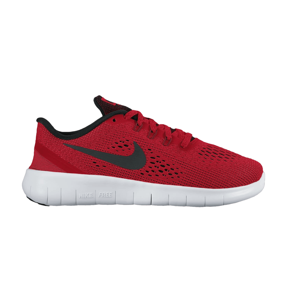Кроссовки Nike Free RN GS 'University Red Black'
