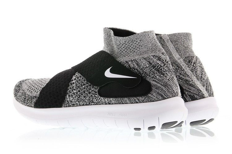 Кроссовки Nike Free Run Motion Flyknit 2017 'Black White'