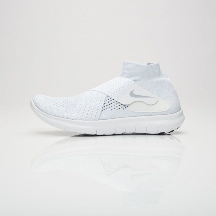 Кроссовки Nike Free Run Motion Flyknit 2017 'Triple White'