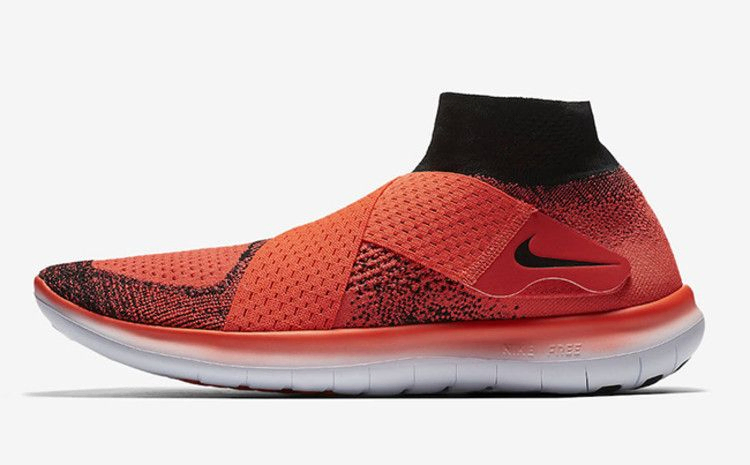 Кроссовки Nike Free Run Motion Flyknit 'Bright Crimson'