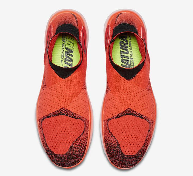 Кроссовки Nike Free Run Motion Flyknit 'Bright Crimson'