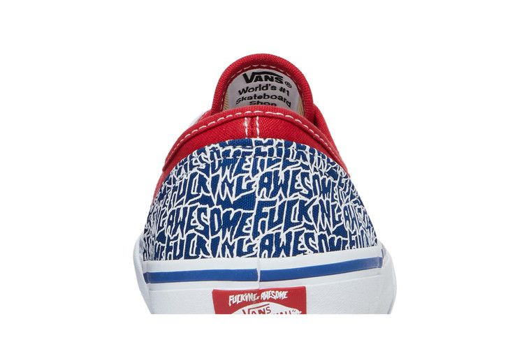 Кроссовки Vans Fucking Awesome x Authentic C Pro 'Red Blue'