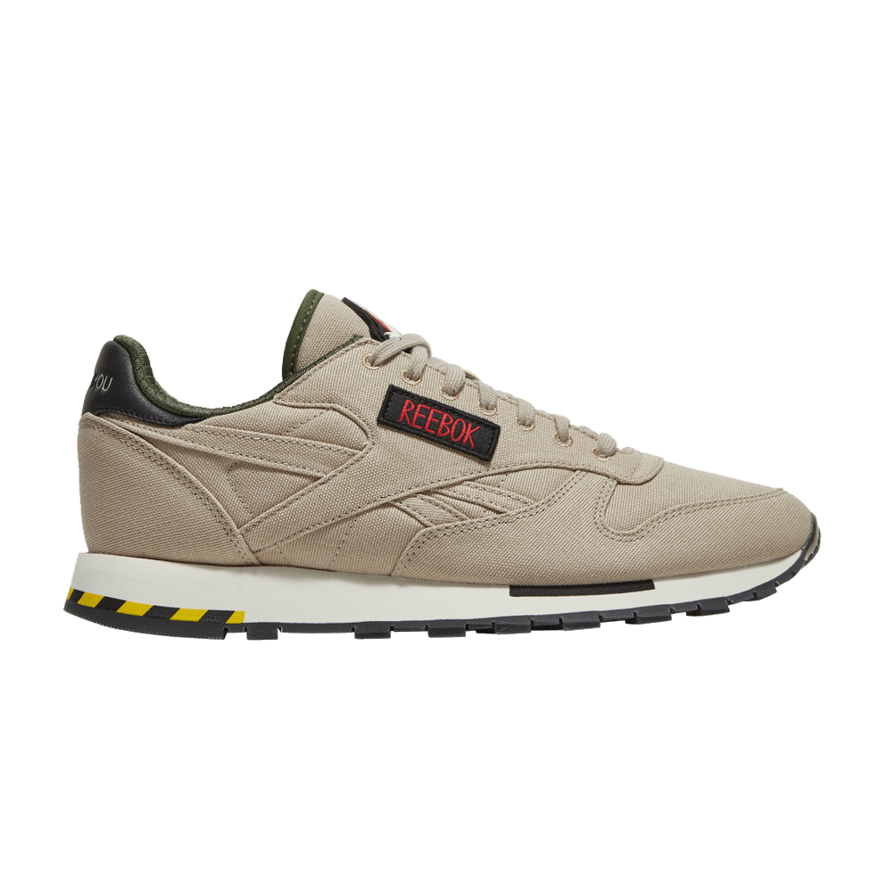 Кроссовки Reebok Ghostbusters x Classic Leather 'Khaki Flight Suit'