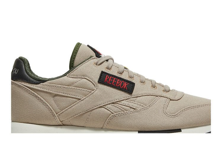 Кроссовки Reebok Ghostbusters x Classic Leather 'Khaki Flight Suit'