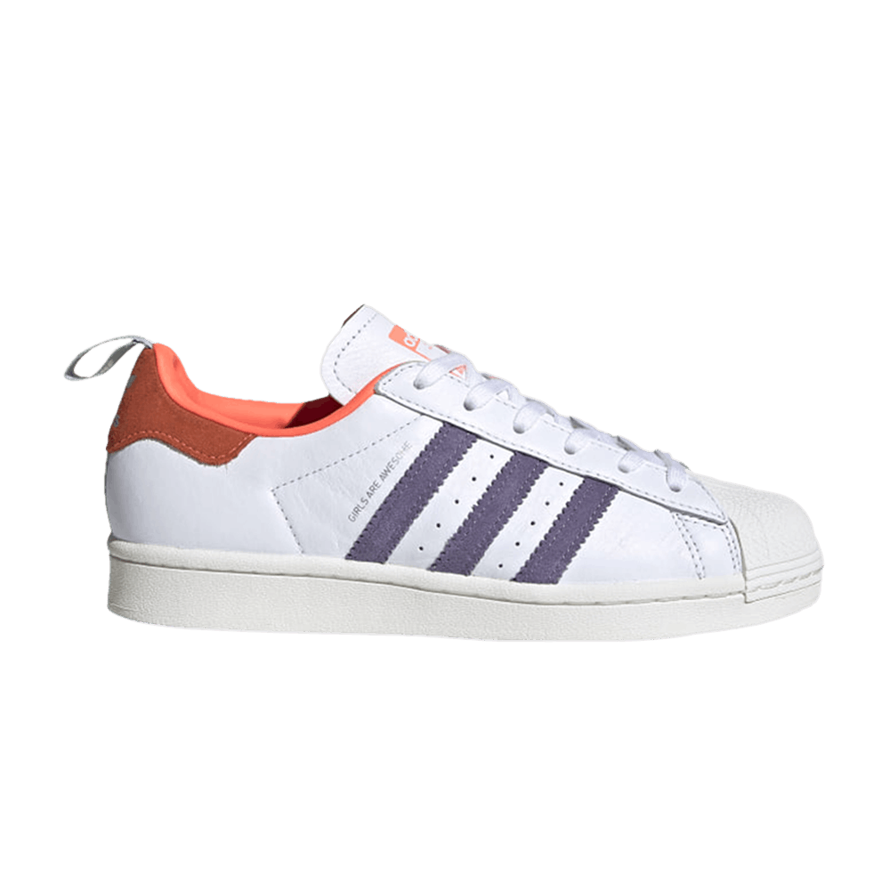 Кроссовки adidas Girls Are Awesome x Superstar J 'White Coral'