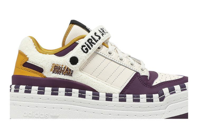 Кроссовки adidas Girls Are Awesome x Wmns Triple Platforum Low 'White Purple Beauty'