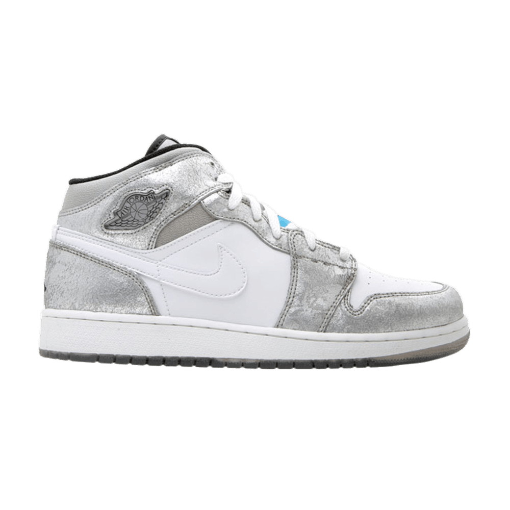 Кроссовки Air Jordan 1 Premium GS 'Metallic Silver'
