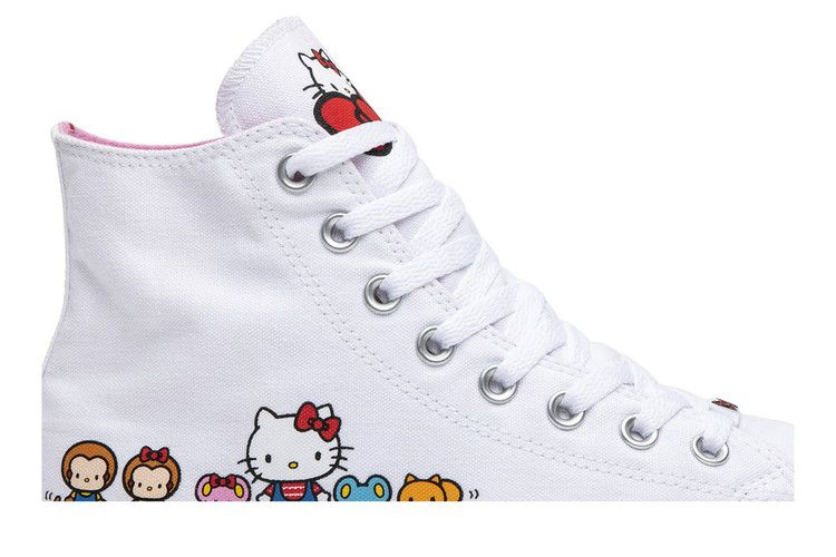 Кроссовки Converse Hello Kitty x Chuck Taylor All Star Canvas Hi 'White'