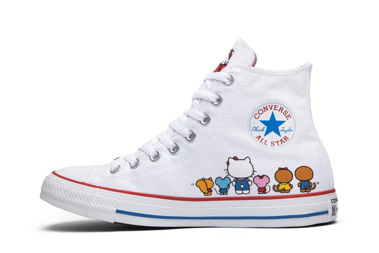 Кроссовки Converse Hello Kitty x Chuck Taylor All Star Canvas Hi 'White'