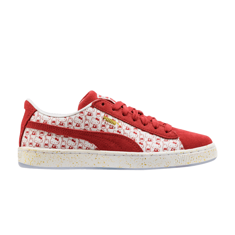 Кроссовки Puma Hello Kitty x Suede Classic GS 'Bright Red'
