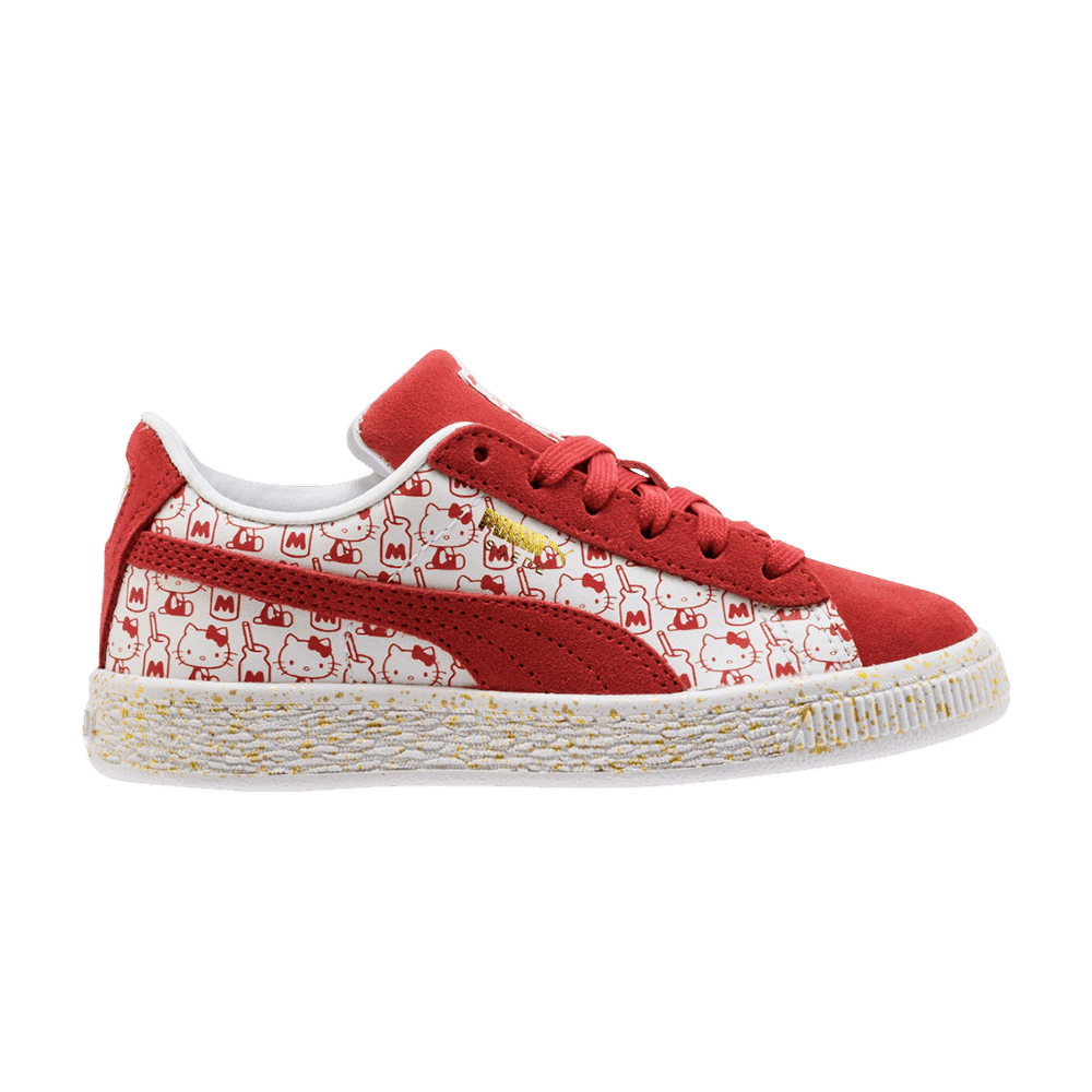 Кроссовки Puma Hello Kitty x Suede Classic PS 'Bright Red'