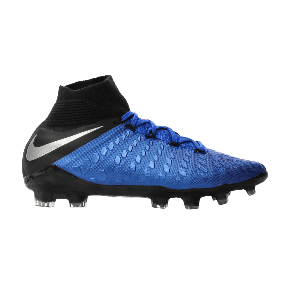 Кроссовки Nike Hypervenom 3 Elite DF FG GS 'Racer Blue'