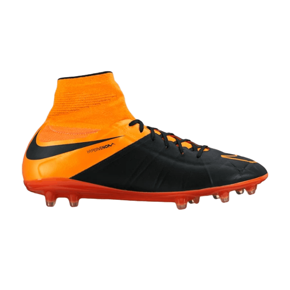 Кроссовки Nike Hypervenom Phantom 2 Tech Craft FG 'Black Total Orange'