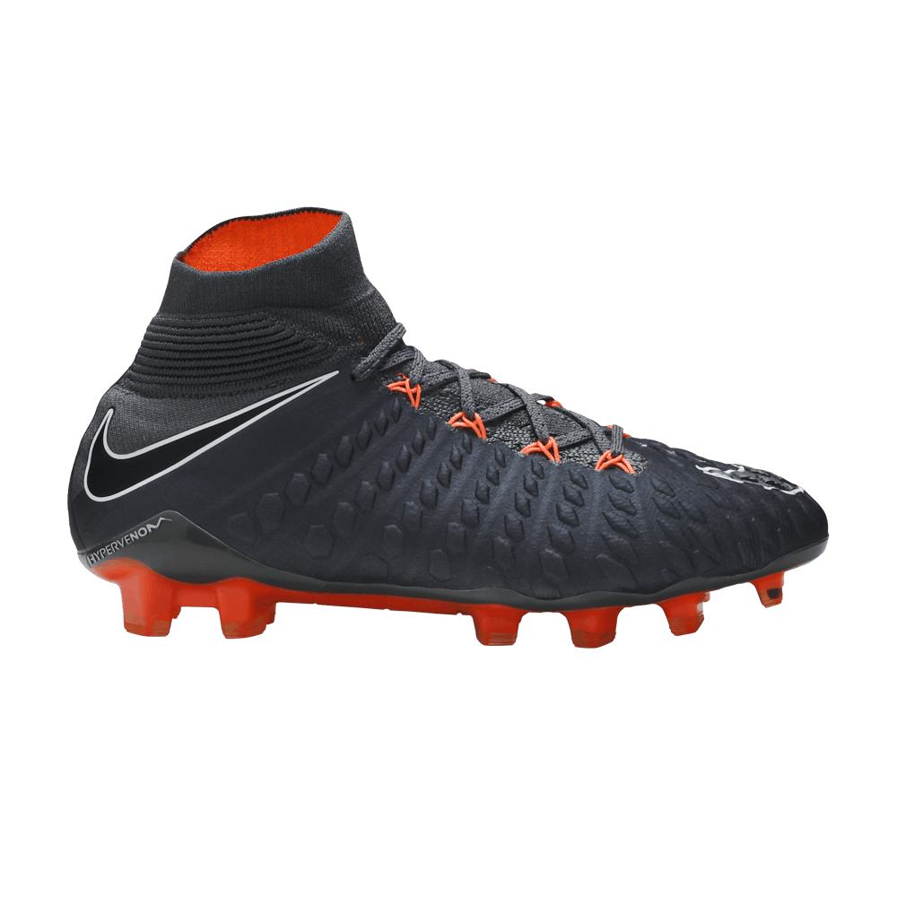 Кроссовки Nike Hypervenom Phantom 3 Elite DF FG 'Grey Orange'