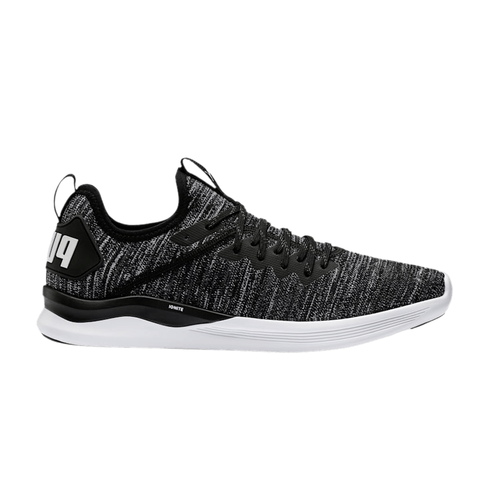 Кроссовки Puma Ignite Flash EvoKnit 'Black Asphalt'