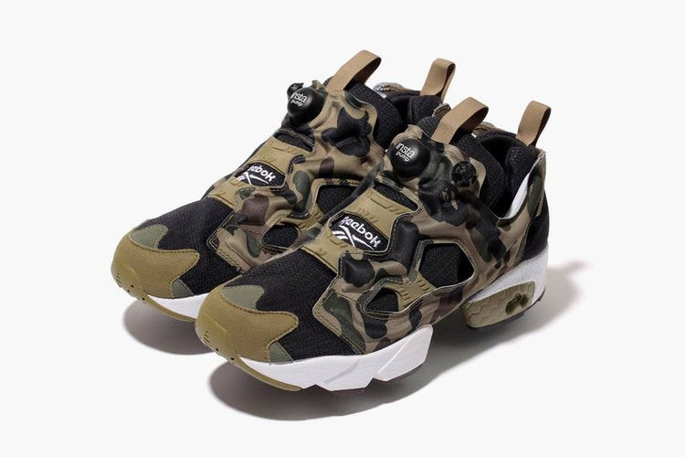 Кроссовки Reebok A Bathing Ape x Mita x InstaPump Fury OG 'Black Earth'