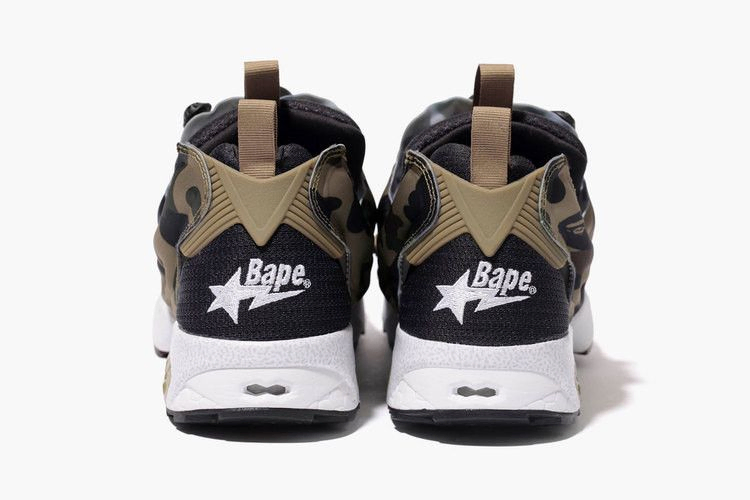 Кроссовки Reebok A Bathing Ape x Mita x InstaPump Fury OG 'Black Earth'