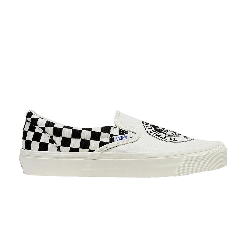 john-van-hammersveld-x-og-classic-slip-on-lx-checker-marshmallow-black-vn000udfqlu