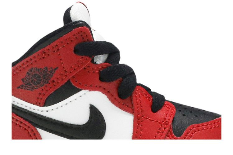 Кроссовки Air Jordan 1 Mid TD 'Chicago Black Toe'