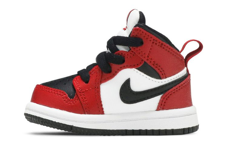 Кроссовки Air Jordan 1 Mid TD 'Chicago Black Toe'