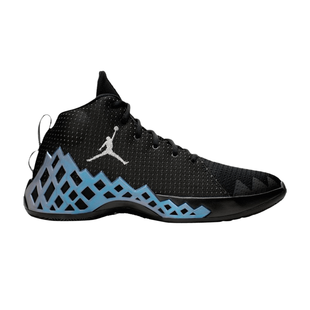 Кроссовки Air Jordan Jumpman Diamond Mid 'Black Metallic Silver'