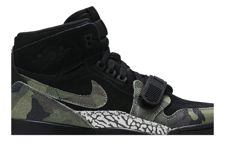 Кроссовки Air Jordan Legacy 312 GS 'Black Camo Green'