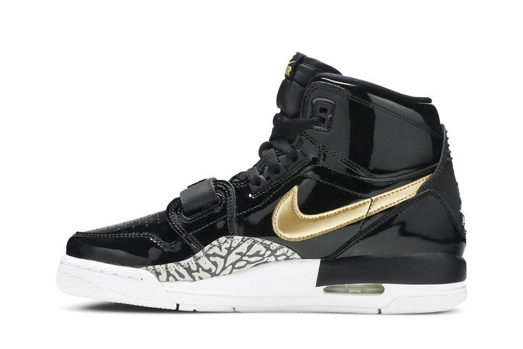 Кроссовки Air Jordan Legacy 312 GS 'Black Metallic Gold'