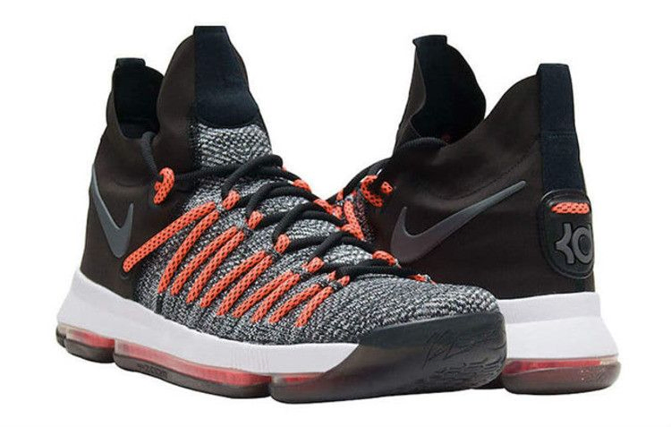 Кроссовки Nike KD 9 Elite 'Dark Grey Hyper Orange'