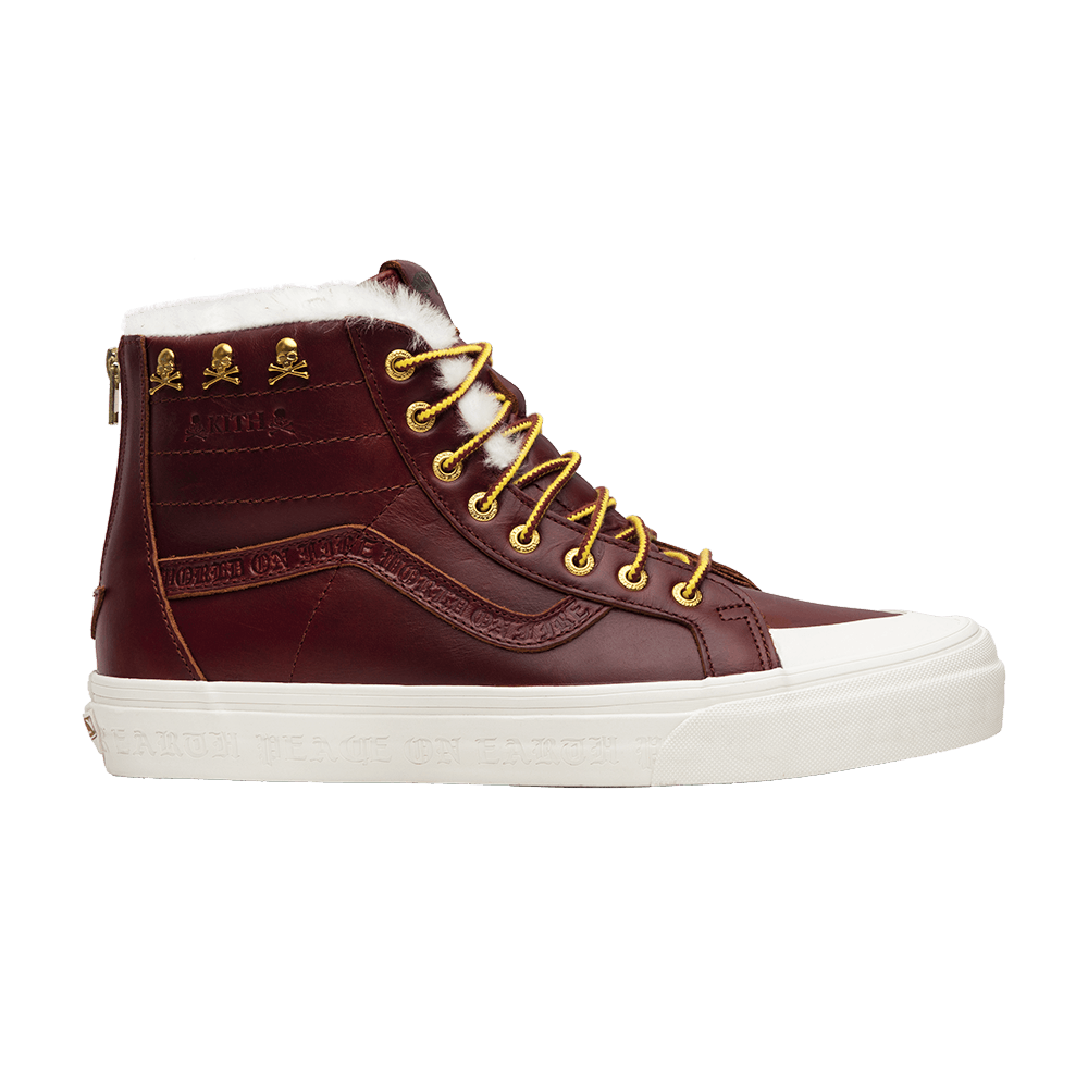Кроссовки Vans Kith x Mastermind World x Sk8-Hi Reissue Zip LX 'Brown'