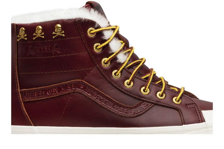 Кроссовки Vans Kith x Mastermind World x Sk8-Hi Reissue Zip LX 'Brown'