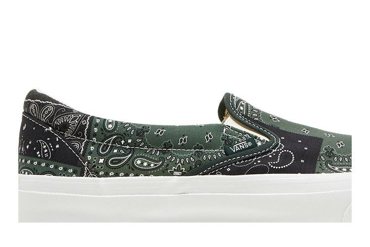 Кроссовки Vans Kith x Vault OG Classic Slip-On LX 'Bandana - Scarab'