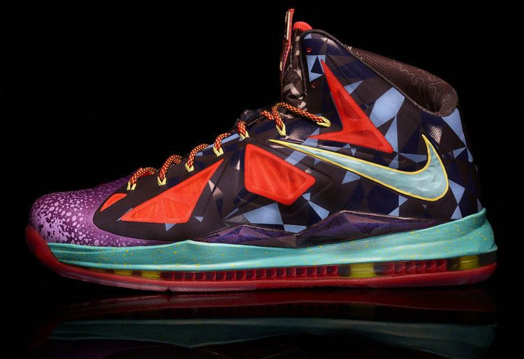 Кроссовки Nike LeBron 10 Premium 'What The MVP'