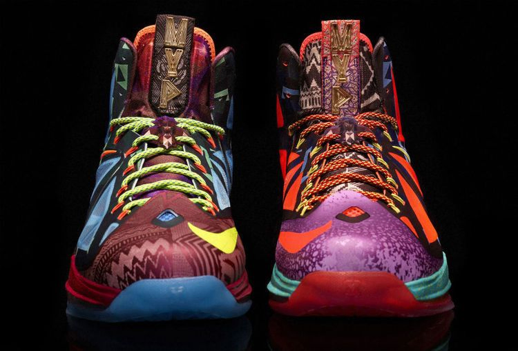 Кроссовки Nike LeBron 10 Premium 'What The MVP'