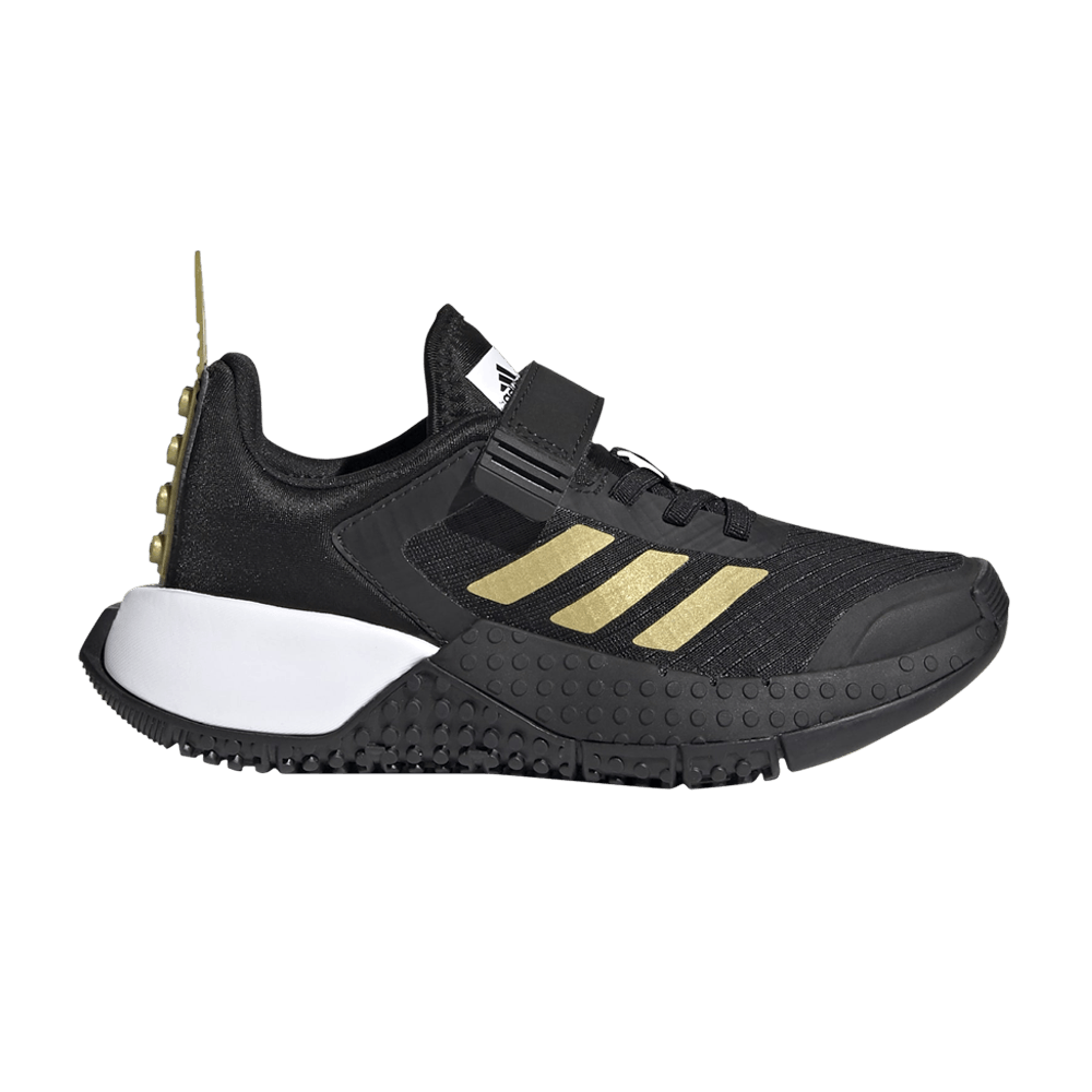 Кроссовки adidas LEGO x Sport Little Kid 'Black Gold Metallic'