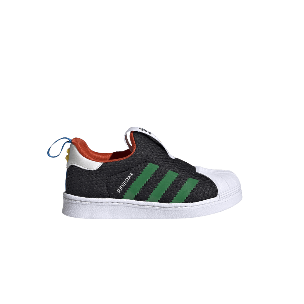 Кроссовки adidas LEGO x Superstar 360 Infant 'Black Green'