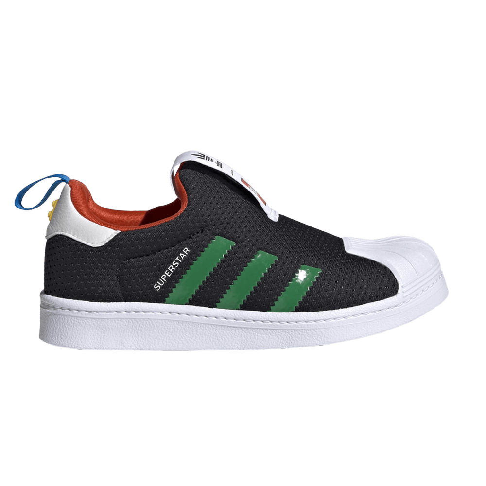 Кроссовки adidas LEGO x Superstar 360 J 'Black Green'