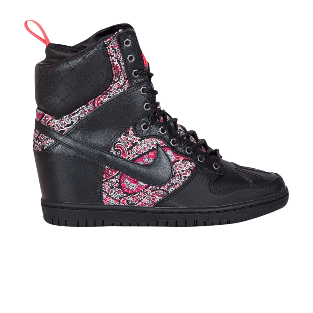 Кроссовки Nike Liberty of London x Wmns Dunk Sky High Sneakerboot QS 'Solar Red Bandana'