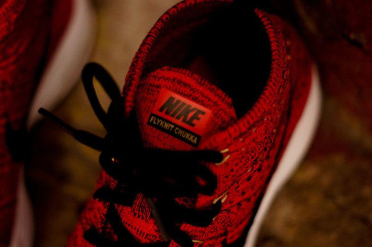 Кроссовки Nike Lunar Flyknit Chukka 'University Red'
