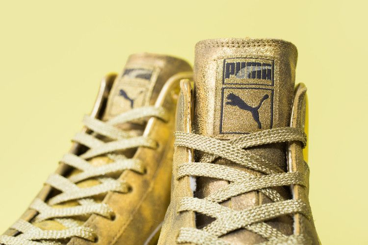 Кроссовки Puma Meek Mill x Suede Classic Mid '24K Gold'