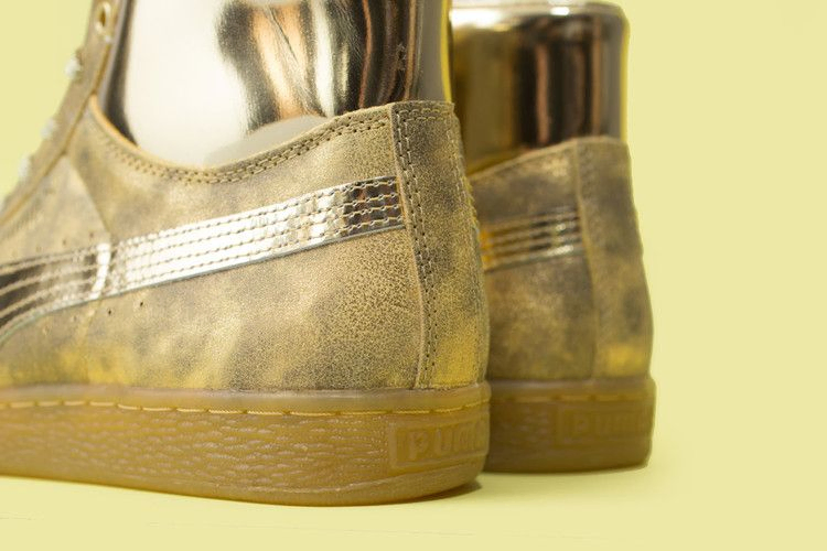 Кроссовки Puma Meek Mill x Suede Classic Mid '24K Gold'