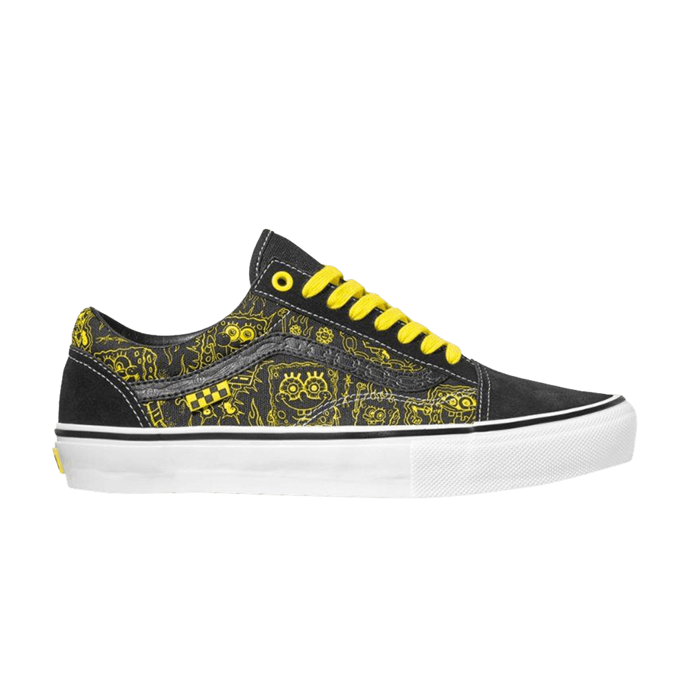 Кроссовки Vans Mike Gigliotti x SpongeBob SquarePants x Skate Old Skool 'Black Yellow'