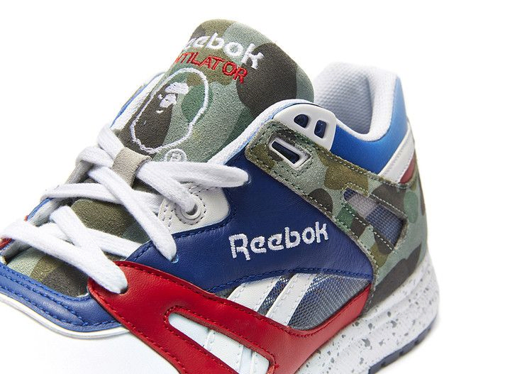 Кроссовки Reebok Mita x A Bathing Ape x Ventilator Affiliates 'White Red Royal'