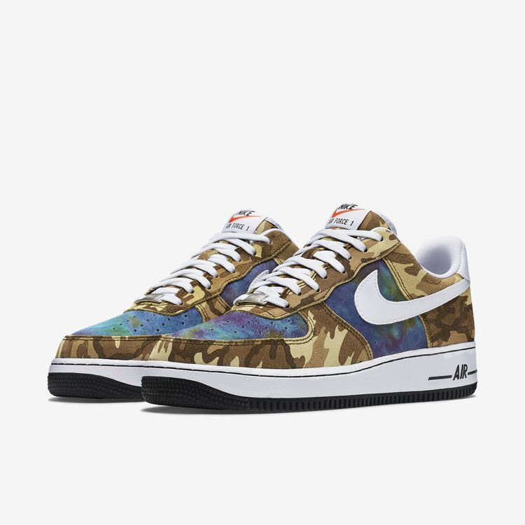 Кроссовки Nike Air Force 1 Low '07 LV8 'Camo Green'